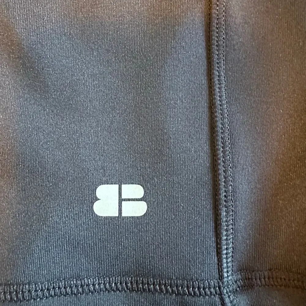 NEW! BEACH HOUSE SPORT Women’s Sz 10 Black Bike Short Drawstring Pockets K655